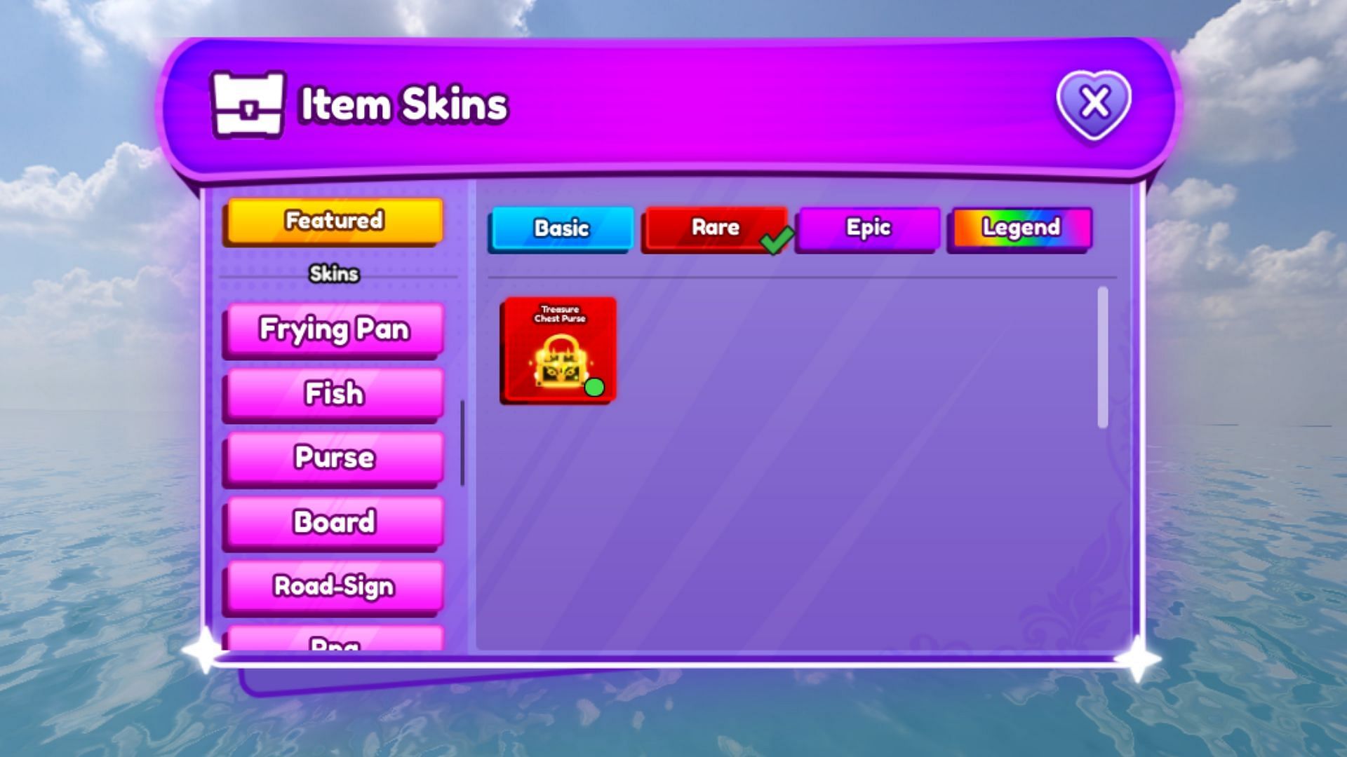 Skins are automatically applied when you click on their portraits in Baddies (Image via Roblox)