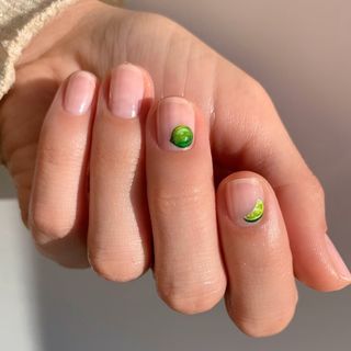 Neon green nail designs