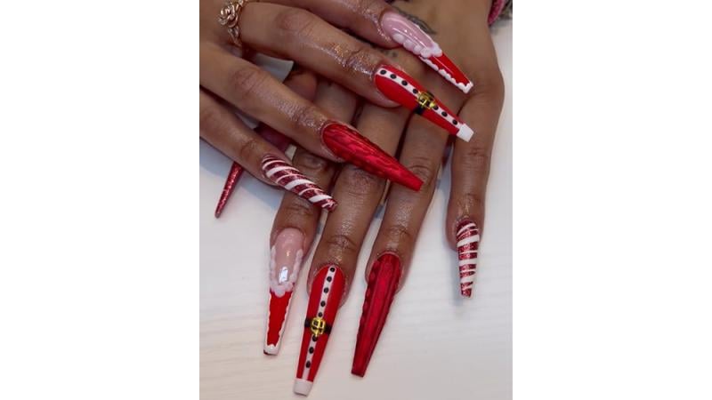 @nailsbyingridnj holiday nails