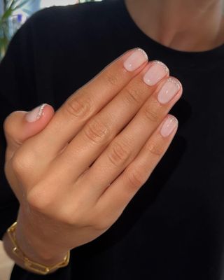 @harrietwestmoreland sparkly French tips