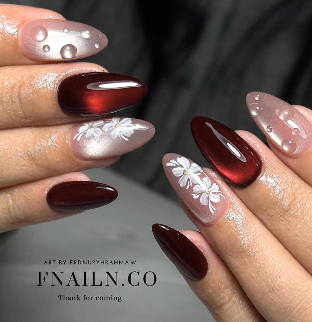 nail with a sculptural touch