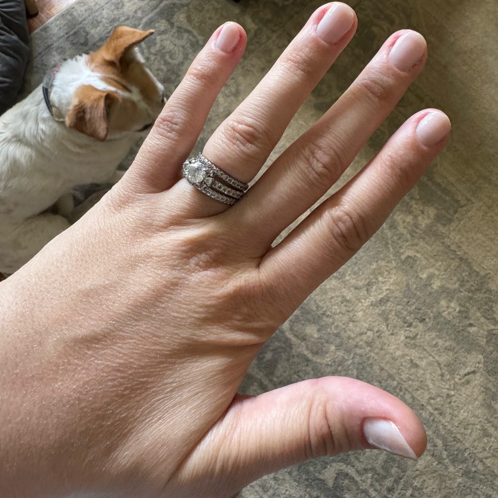 dazzle dry prima ballerina on hands