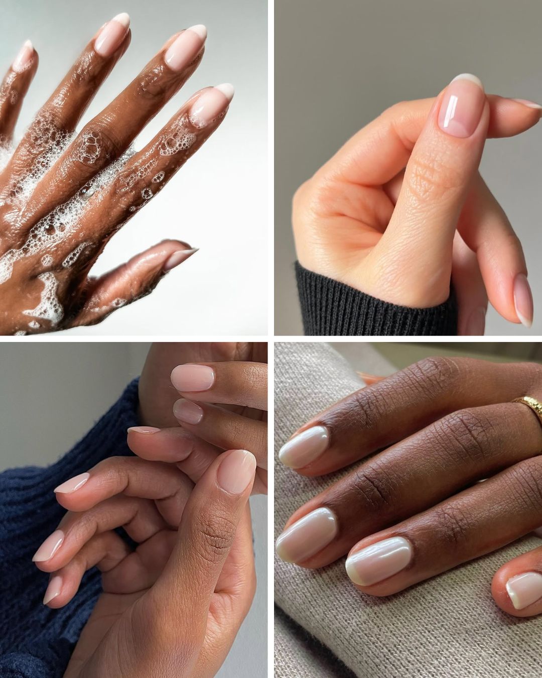 Spring nail colors nearly naked